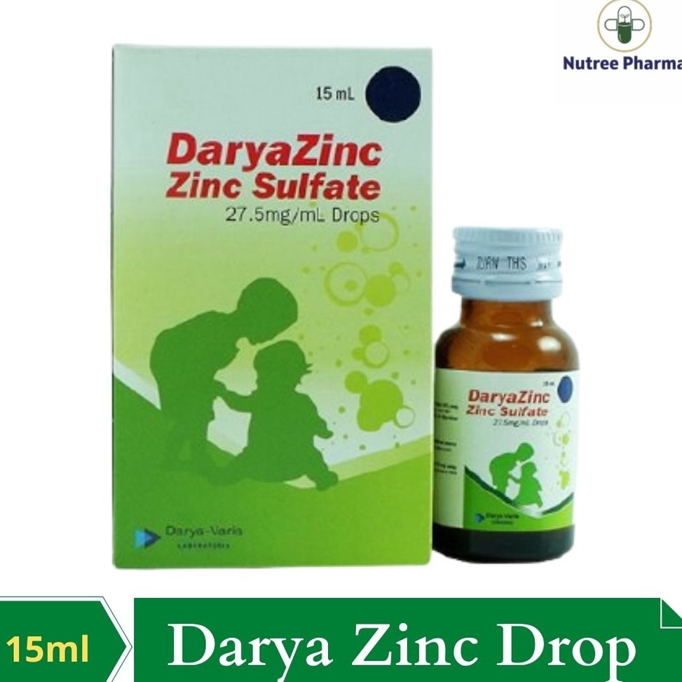 QQH321 DISKON MURAH  DIJAMIN ORI Darya Zinc Drops 15 ml  Pengganti Cairan Tubuh Bayi  Anak  Obat Dia