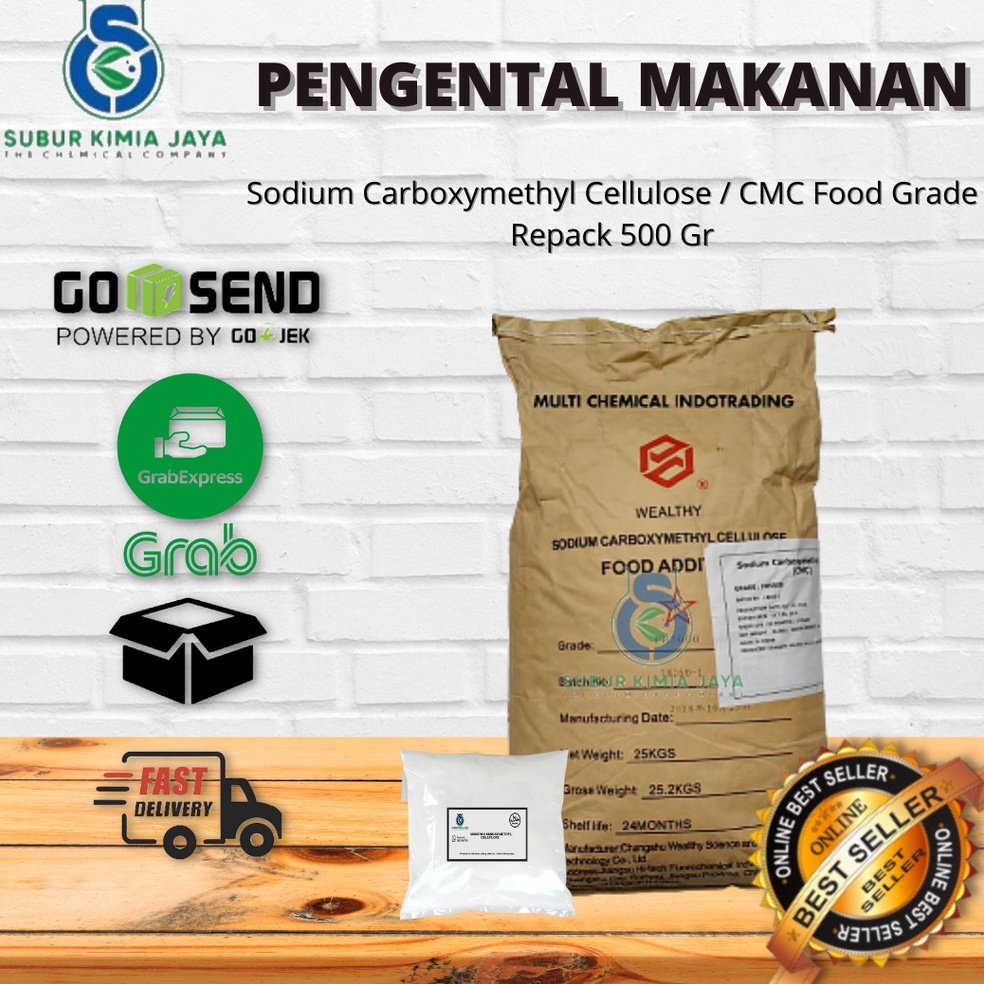 

BJY192 Jangan Sampai Kehabisan CMC Carboxy Methyl Cellose Food Grade 5 gr