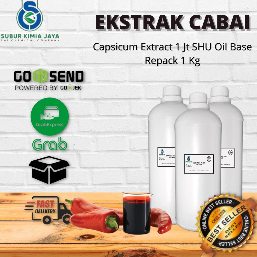 

VBV468 TERBARU Ekstrak Cabe Merah Murni Pure Capsicum Ekstrak 1 KG