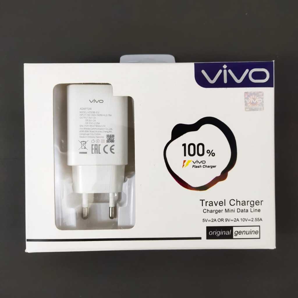 Charger Vivo micro USB Original 100% Fast Charging 9V-2A / Charger Vivo Y12 Y15 Y95 Y91 Y71 VIVO