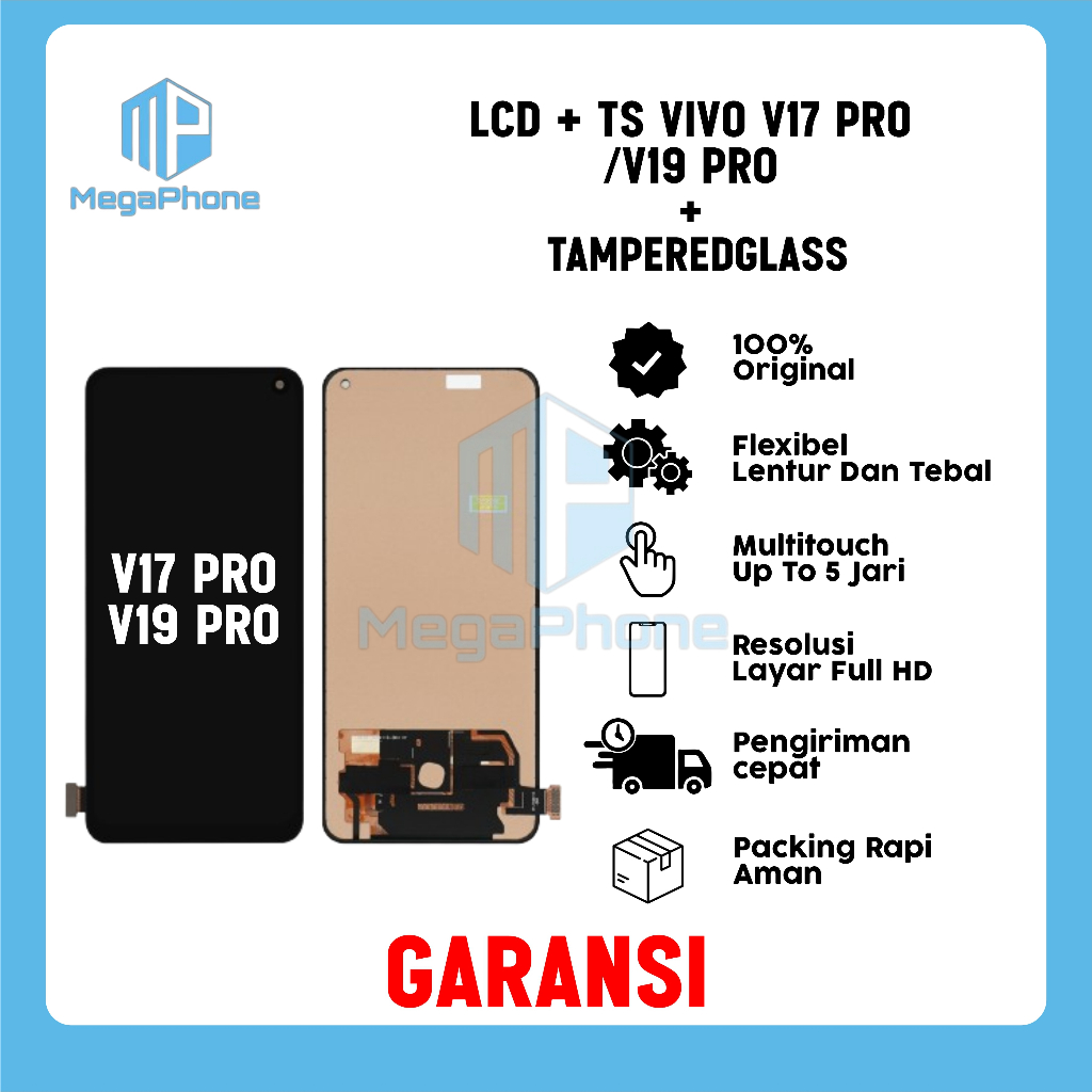 LCD + TS VIVO V17 PRO/ V19 PRO ORI FULLSET GARANSI