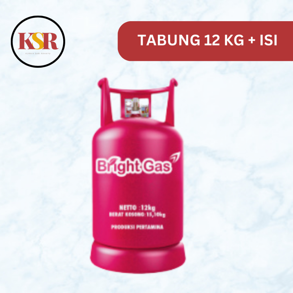 [KSR] Gas Elpiji 12Kg - Tabung + Isi / Tabung Kosong [ Khusus Bandung ]
