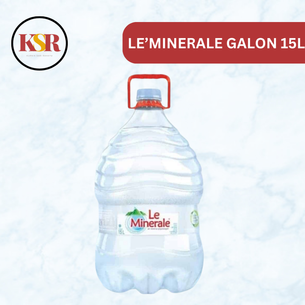 

[KSR] LE MINERALE Galon 15L - Isi [ Khusus Bandung ]