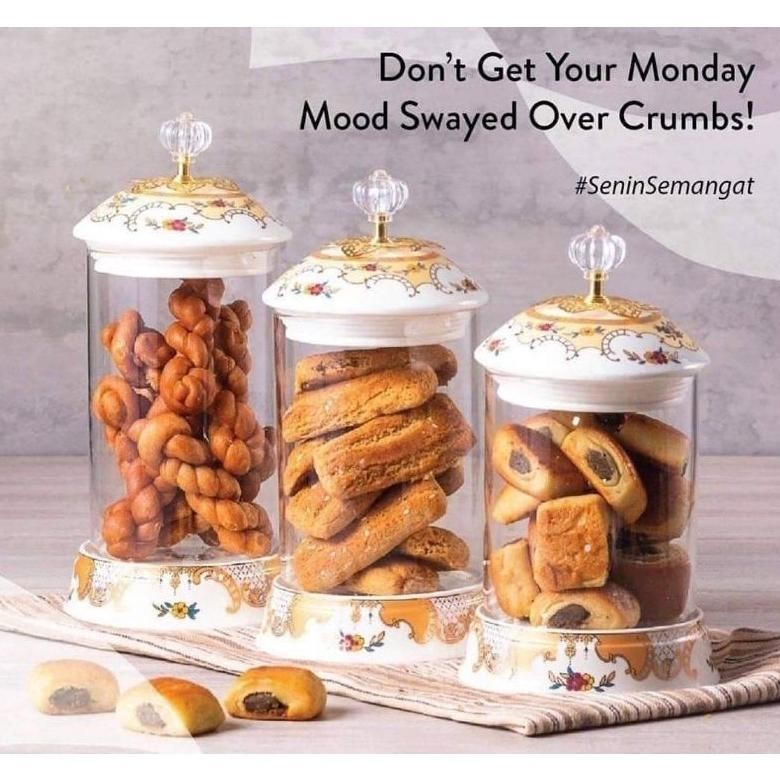 Vicenza Toples Permen Kaca G301 I Toples Nastar - Kue Kering Vicenza