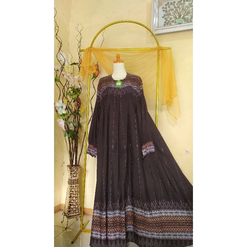 DRESS KATUN RAYON TREE COTTON BRANDED BRAND MATAHARI