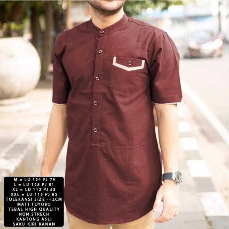 FHES ID- BAJU KOKO HATTA/BAJU KOKO DEWASA/BAJU KOKO MUSLIM/BAJU KOKO TERBARU