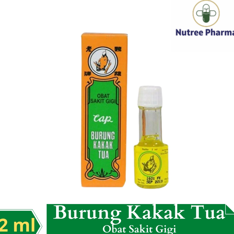 EVQ579 GROSIR MURAH MURAH  DIJAMIN ORI OBAT SAKIT GIGI CAP BURUNG KAKAK TUA 2 ML