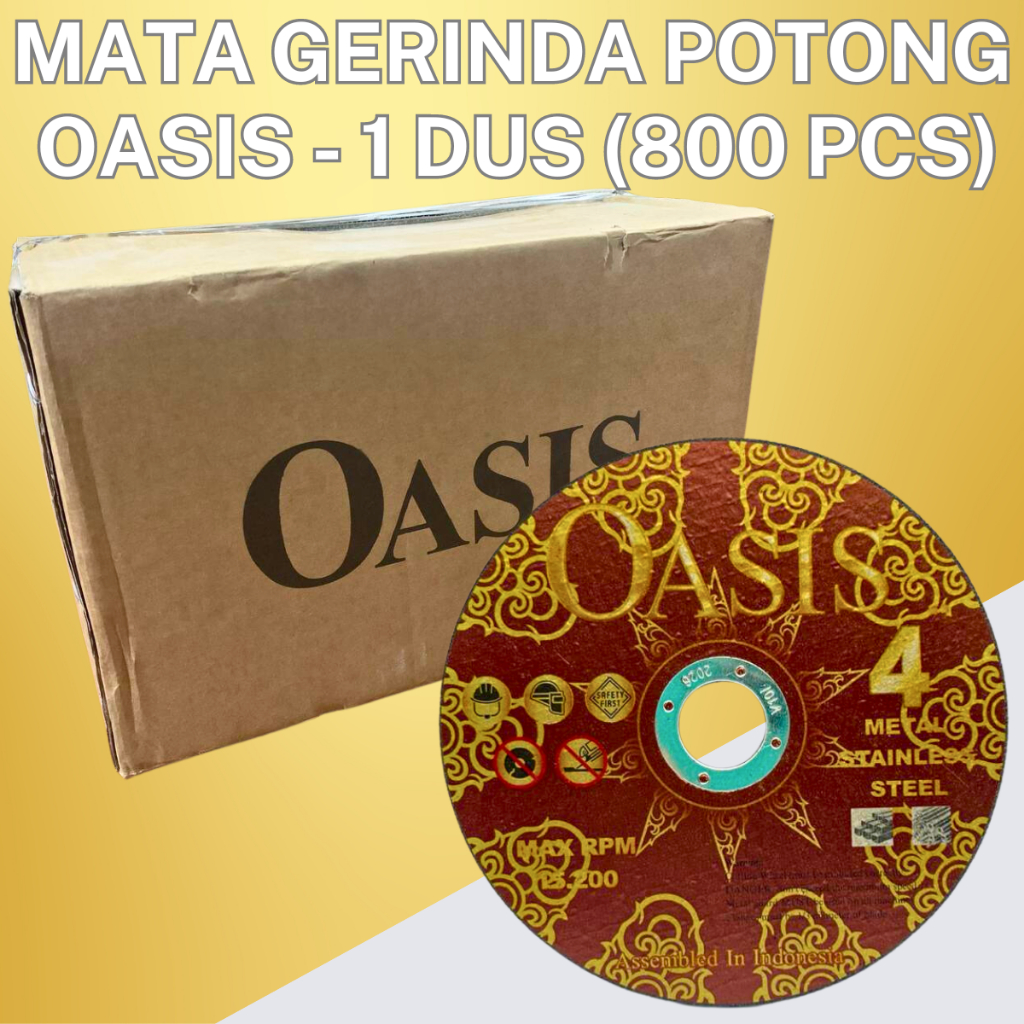 Mata Gerinda Potong OASIS 4 Inch 1 DUS (800)