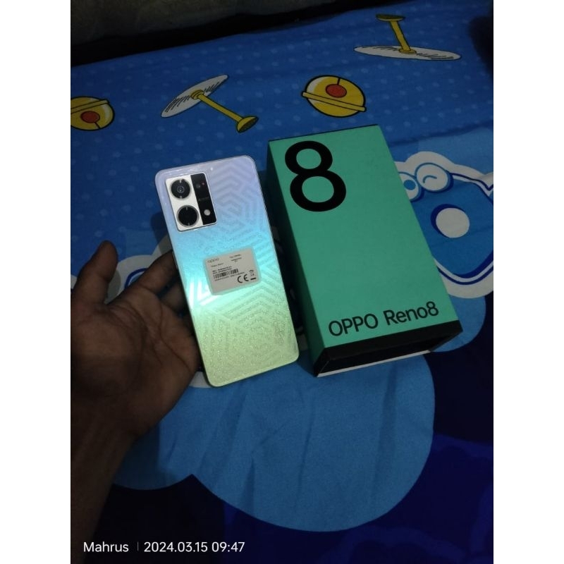 Oppo Reno 8. Lengkap No Minus. Ram 8/256