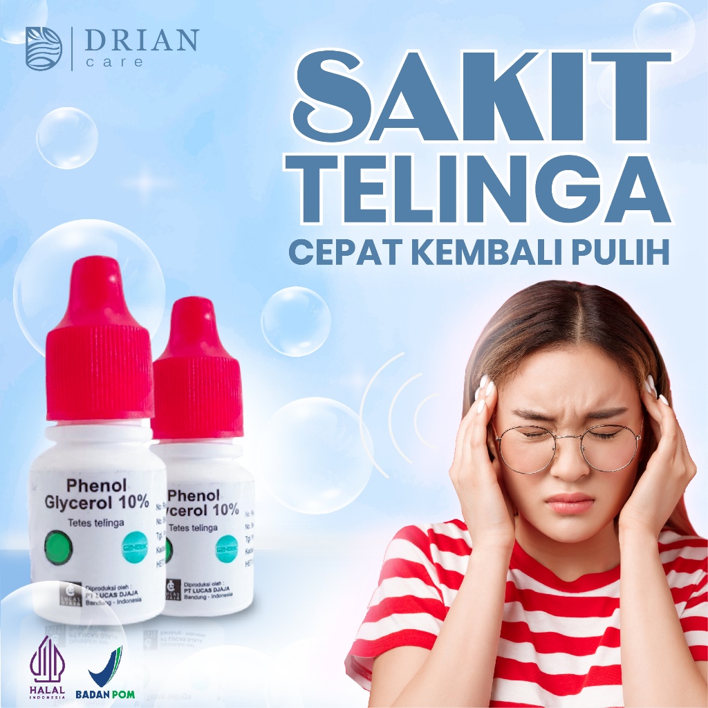 Obat Sakit Tetes Telinga Kotoran Keras Budeg Gatal Congek Berair Berdengung Berdenging Bengkak Kelua