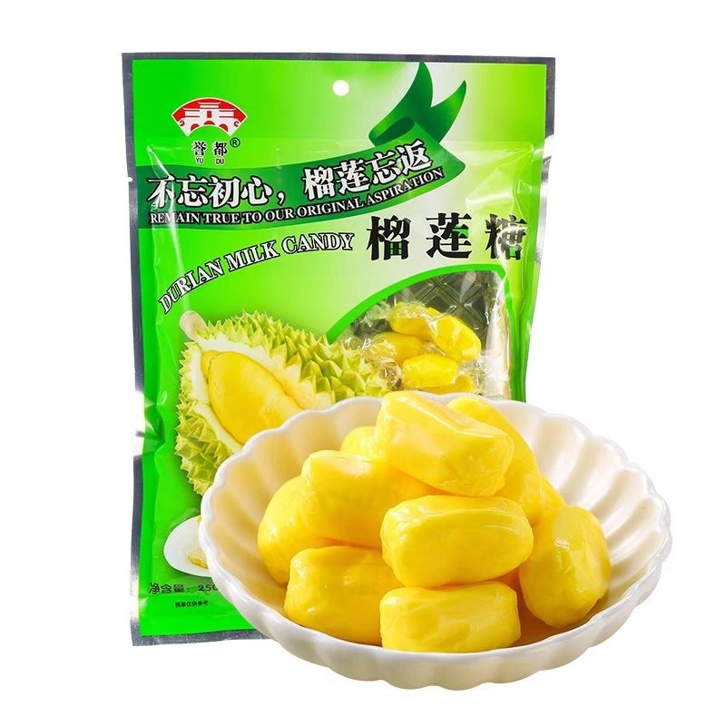 

Fupaiyuan Durian Milk Candy 200g Permen Rasa Durian Dan Susu