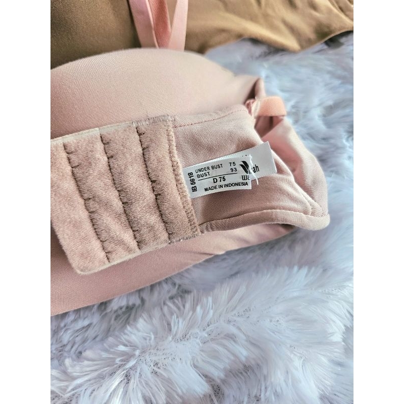 KLPB BRA WACOAL PAKAI KAWAT IB 5618 K73 SIZE 32,34 36,38 A/B/C/D KEMBEN BODY BRA BUSA TIPIS BH