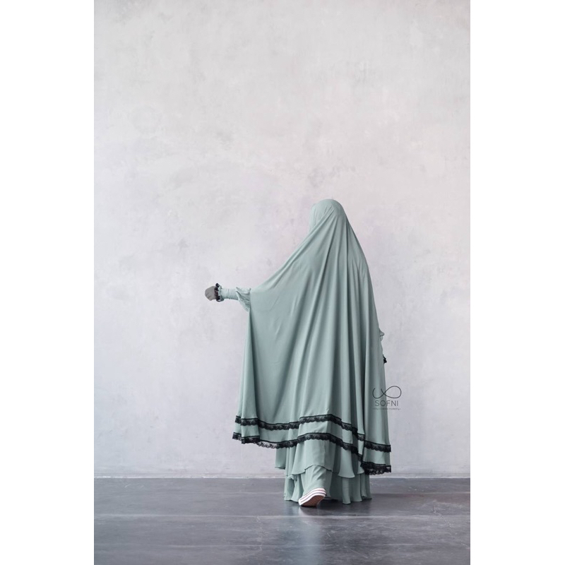 Set Gamis Khimar New Medina Series by Sofni
