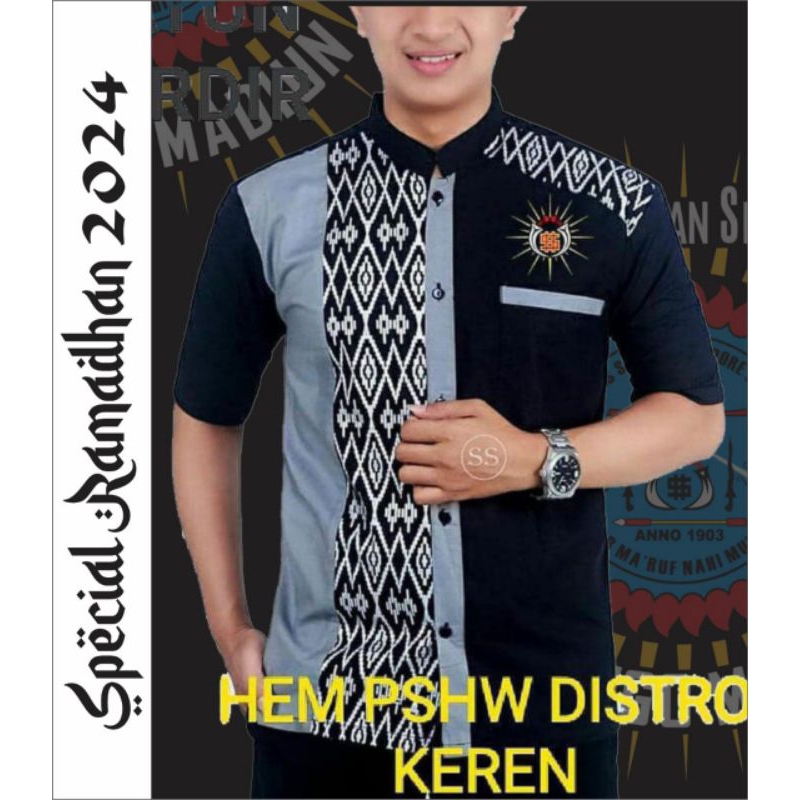 KEMEJA PSHW DISTRO PENDEK