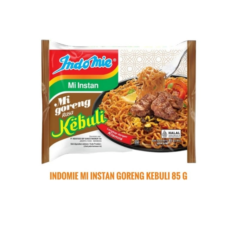 

Indomie Mi Instan Goreng Kebuli 85 g