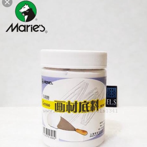 

Ready stock Gesso maries 5 ml dasar kanvas HS