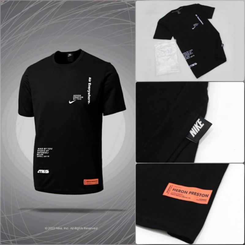 TEES NIKE HERON PRESTON KAOS NIKE KAOS SPORT NIKE  GRADE ORIGINAL