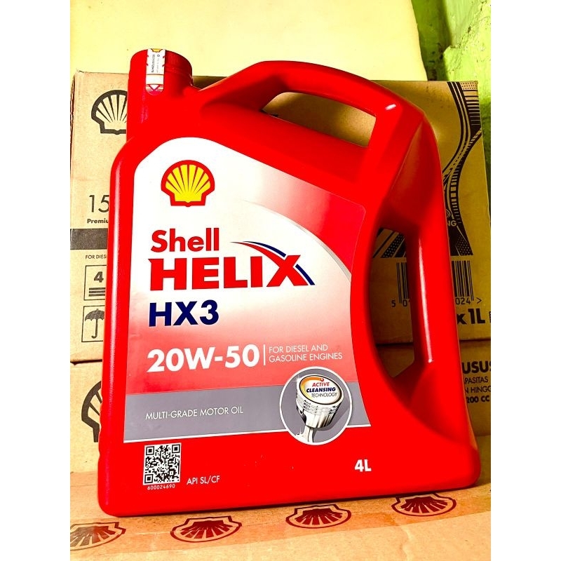 OLI SHELL HELIX HX3 || 4L || ORIGINAL BARCODE