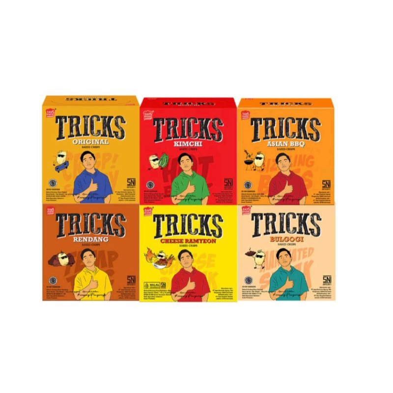 

Tricks Baked Crisps Original 1 Box 10x20 gram Extra 1