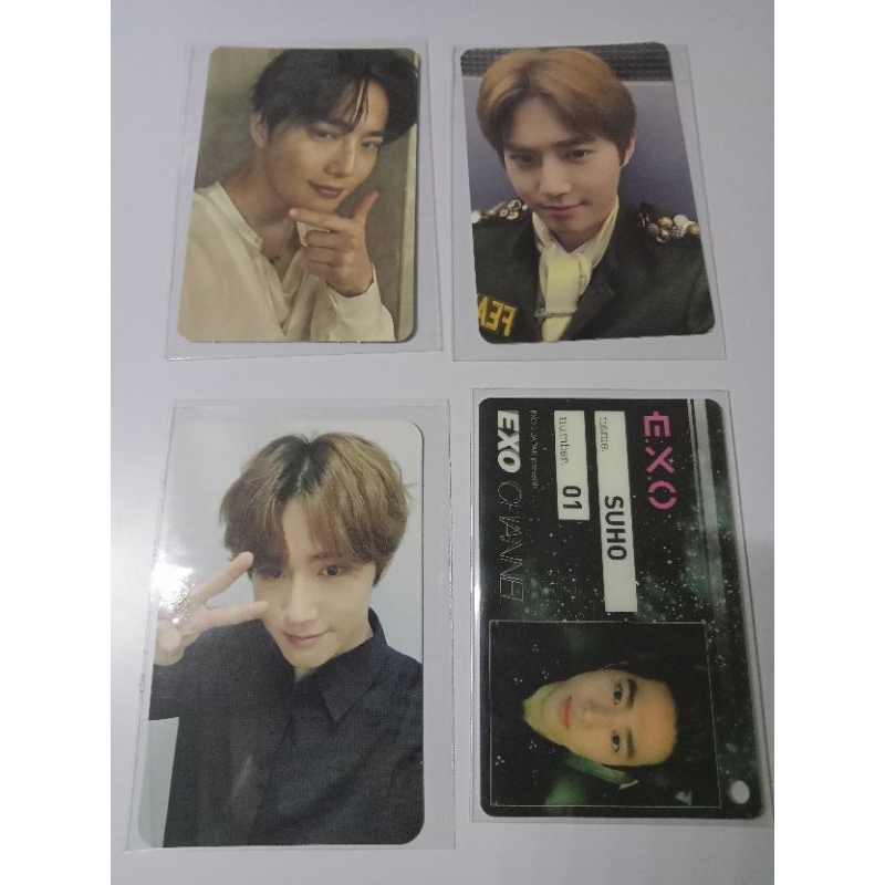 photocard exo suho album welkit id japan