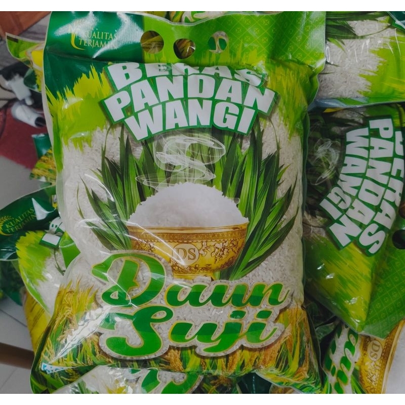 

Beras Daun Suji 3kg/Beras Kemasan 3kg