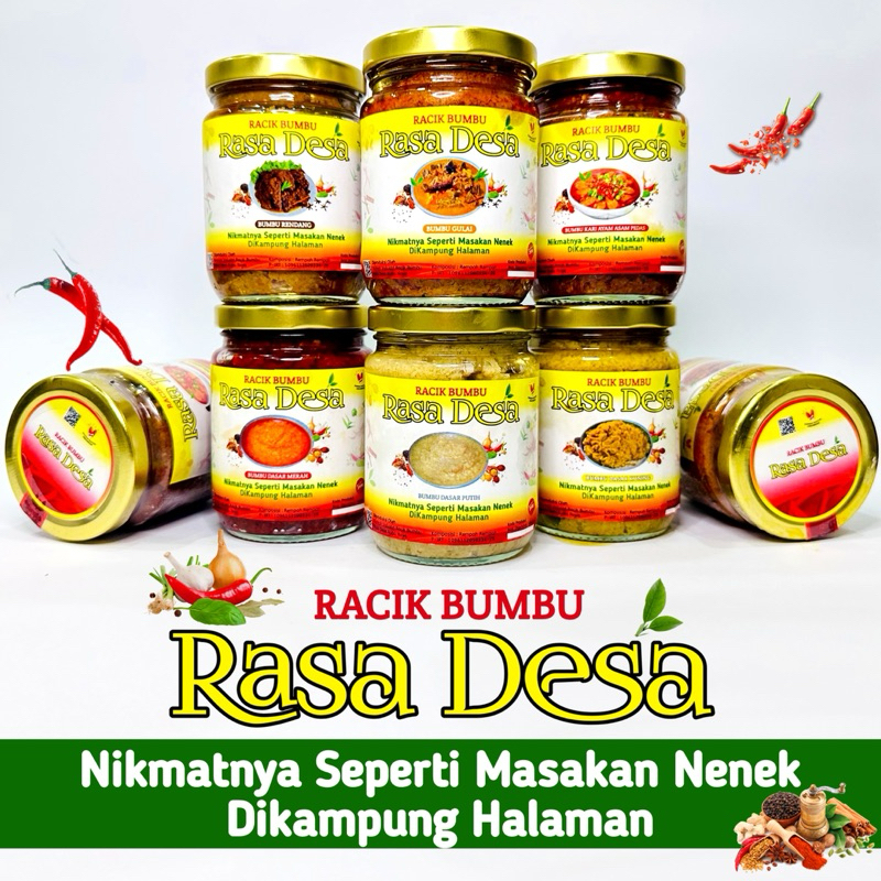 

Bumbu Dasar | bumbu gulai | bumbu rendang | bumbu dasar merah | bumbu dasar putih | bumbu dasar kuning | bumbu serbaguna | bumbu rasa desa