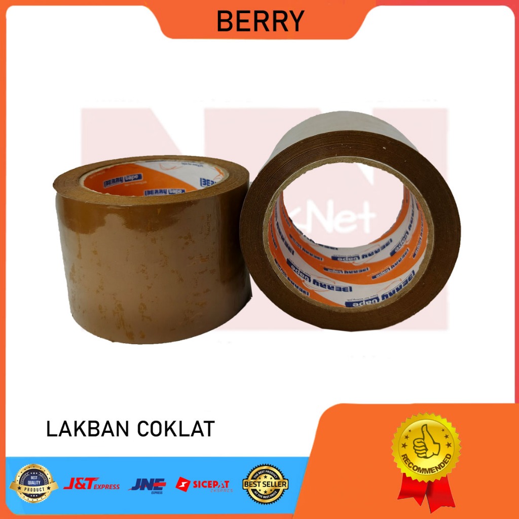 

LAKBAN BERRY JUMBO COKLAT-1BJ LAKBAN SEAL TAPE ISOLASI BESAR SOLASI STATIONARY STATIONERY ALAT TULIS SEKOLAH KANTOR