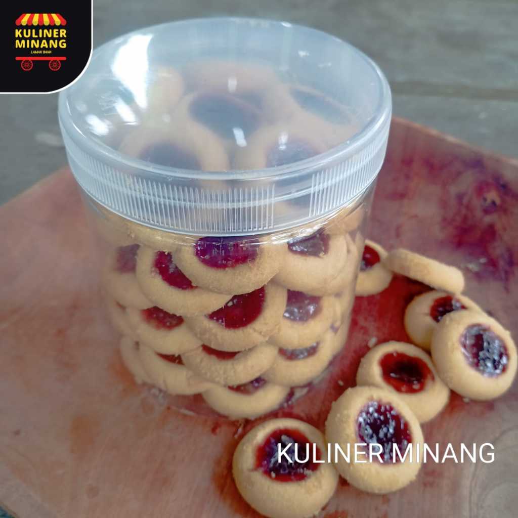 

Kue Thumbprint 320g premium cake Ramadhan Hampers Lebaran Oleh Oleh Cemilan Payakumbuh Padang Khas Pariaman Jajanan Snack Kuliner Minang Kabau AX03