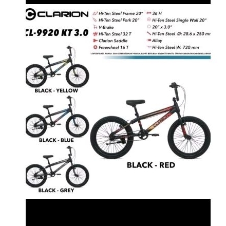 Sepeda BMX clarion size 20 Ban Besar 3.0