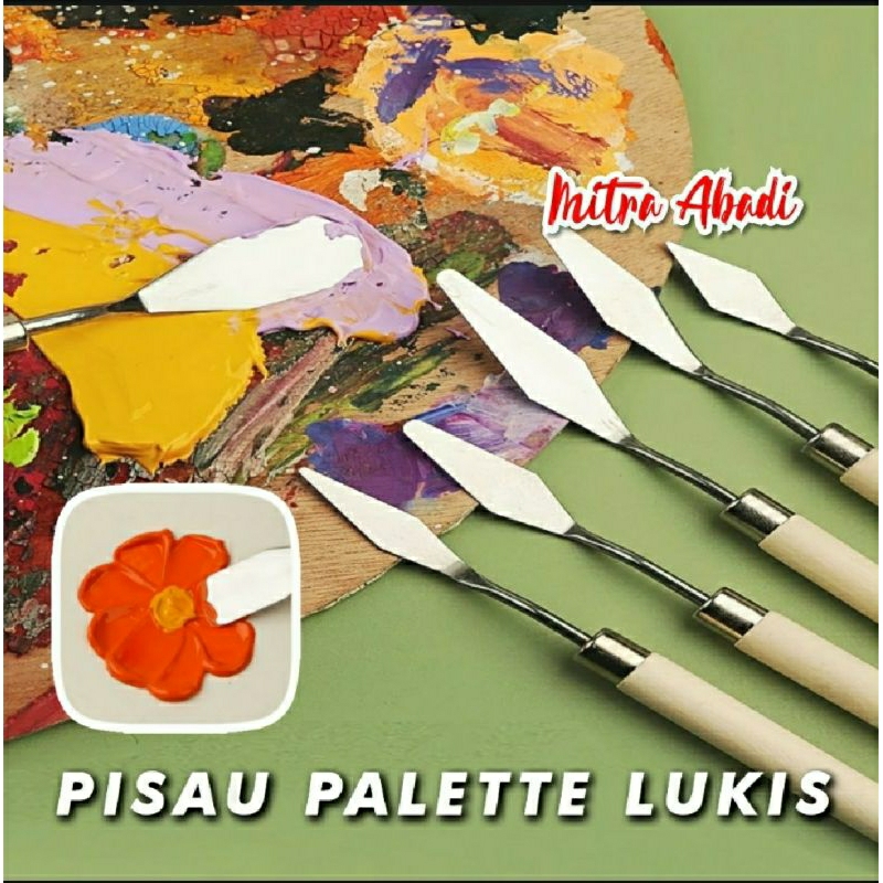 

Pisau Palet Scope Scraper Alat Bantu Poles Pallete Lukis Perata Lukisan Kanvas Cat Minyak / Cat Acrylic