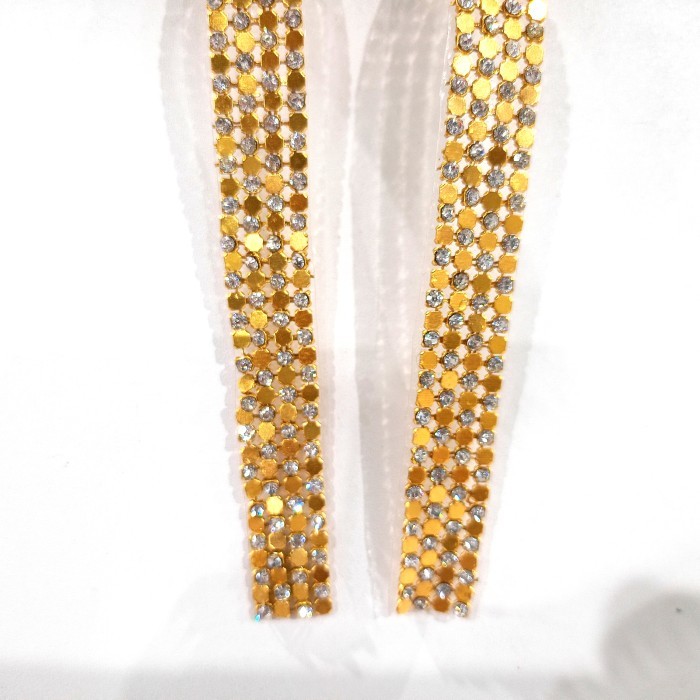 Berlian Lembaran Kw1 Mas / Bahan Kerajinan Tangan / Aksesoris