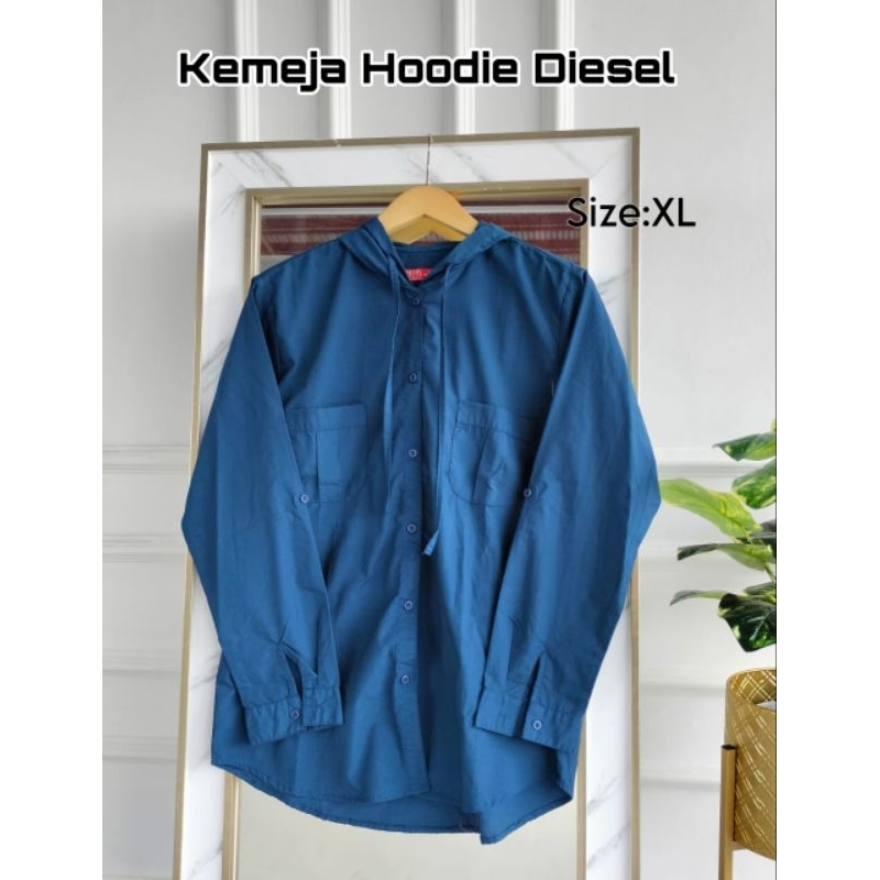 Kemeja Hoodie Diesel