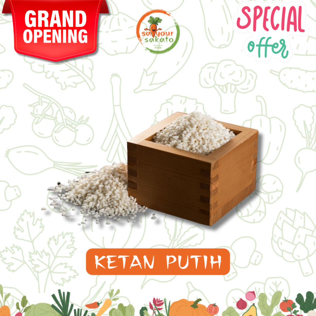 

Ketan Putih Saiyour Sakato