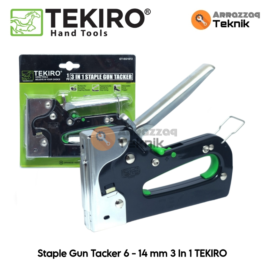 

Staples Tembak TEKIRO 3 in 1 / Staple Gun Tacker 6 - 14 mm