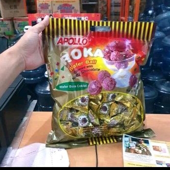 

APOLLO ROKA CHOCO WAFER BALL KEMASAN 420GRAM DAN 300 GRAM PROMO