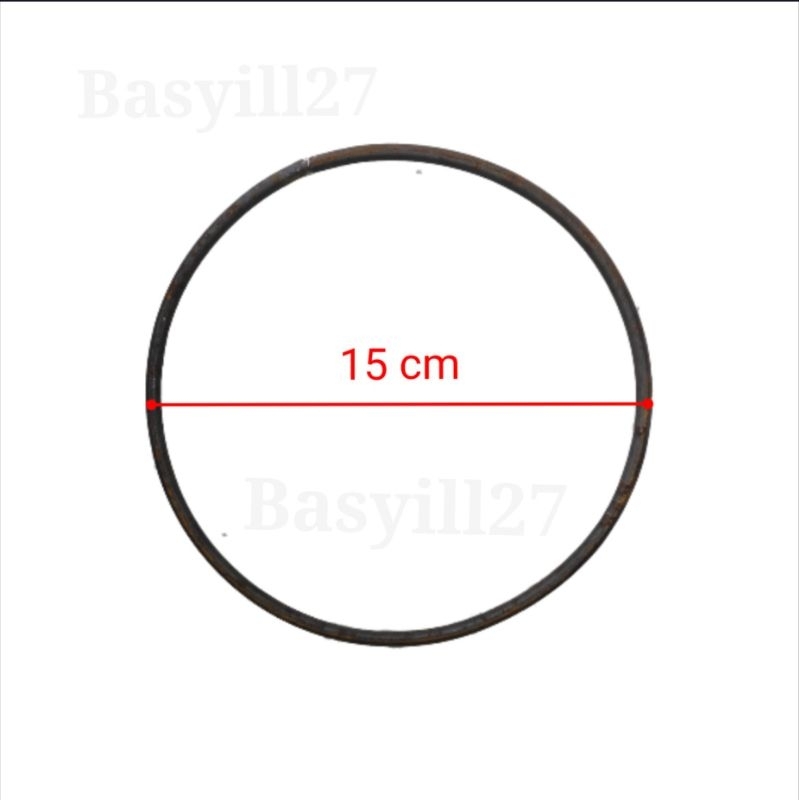 Ring Besi Bulat tebal 6mm, besi bulat