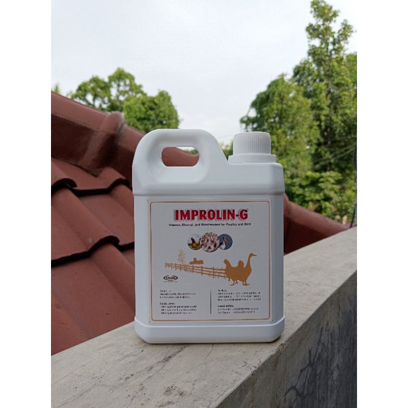 Penggemuk Ayam Broiler ( IMPROLIN G ) Formula Terbaik Vitamin Enzim Herbal dan Pemacu Pertumbuhan Pe