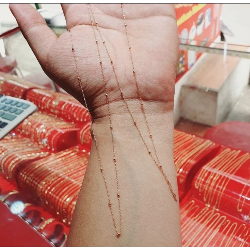 Kalung Jedar Emas Asli Kadar 375