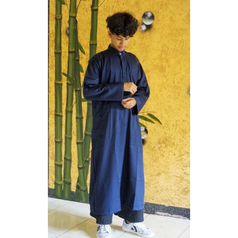 Jubah Saudi Toyobo Polos Jubah Saudi Toyobo Lengan Panjang Jubah Saudi Pria Jubah Saudi Dewasa Jubah