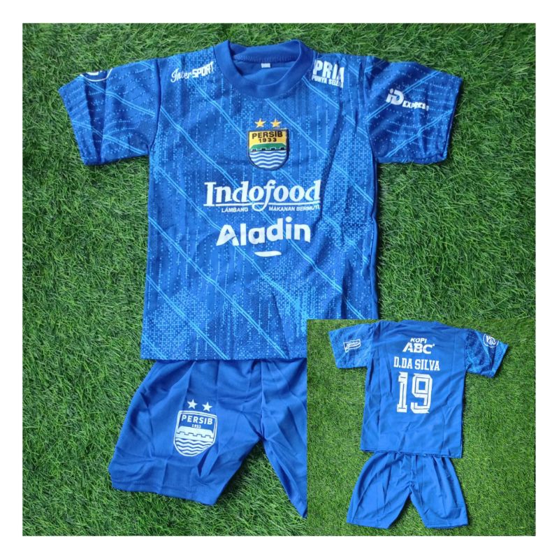 setelan Jersey Persib anak 1 sampai 12 tahun
