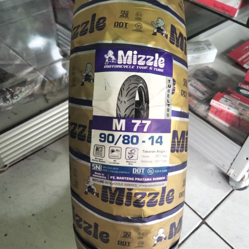 BAN MIZZLE M 77 90/80_14 TUBLES