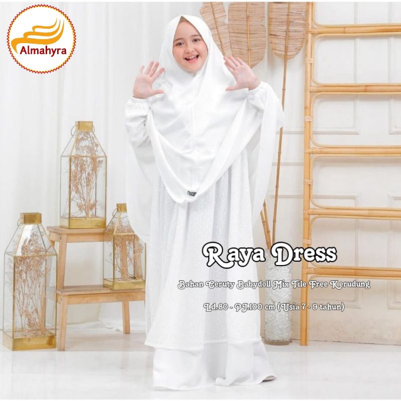 UMAMA RAYA DRESS SYARII KIDS || GAMIS CERRUTY BABYDOLL