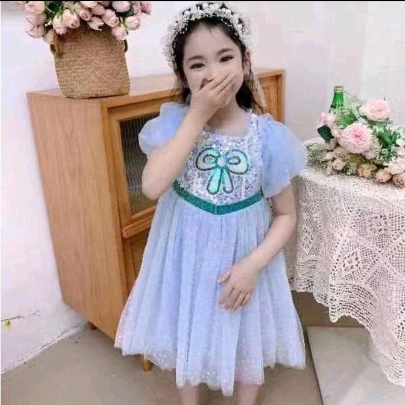 DRESS PITA SEQUIN DRESS ULTAH PARTY NATAL