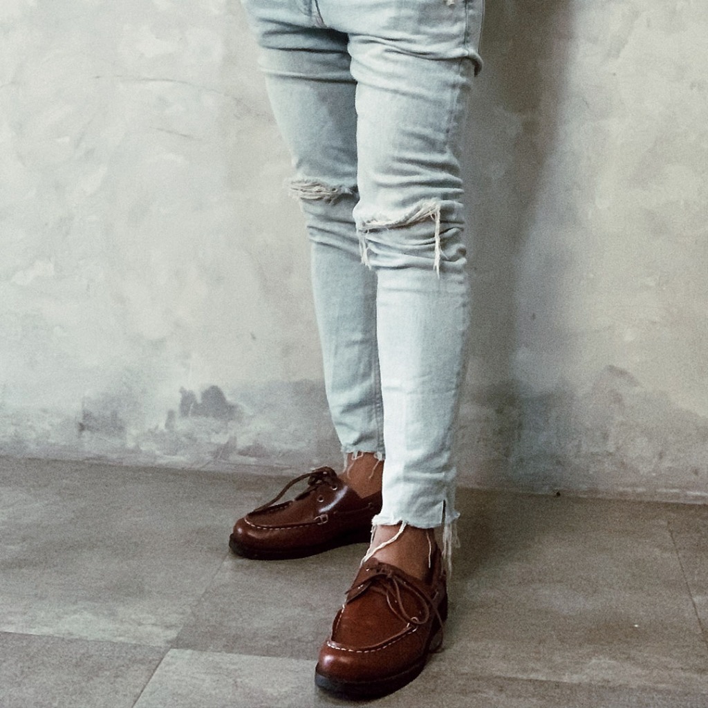 BERSHKA Jeans super skinny ripped