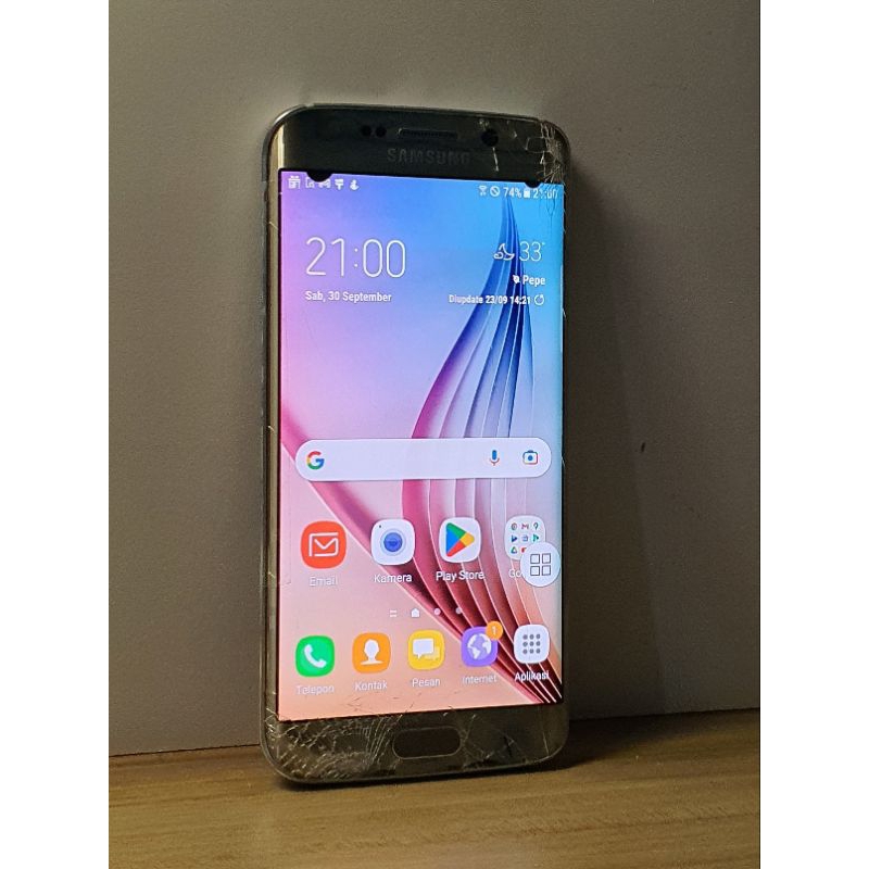 Samsung S6 Edge 3/64 Second Batangan Minus