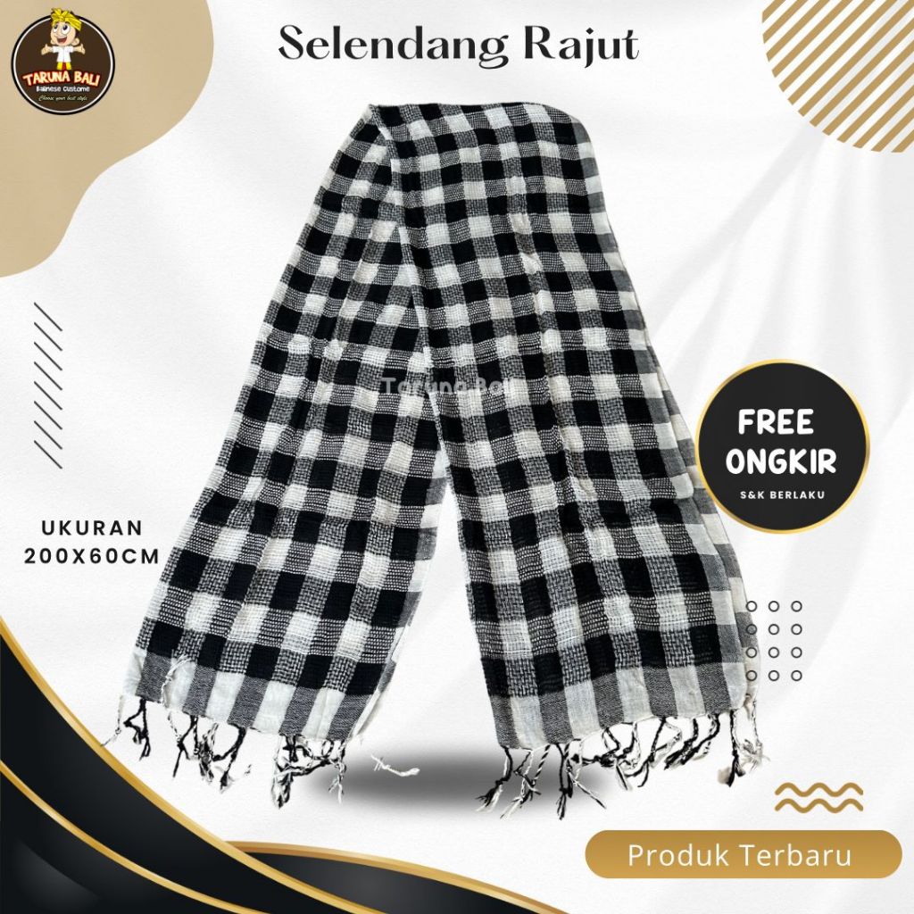 SELENDANG BALI | SENTENG | IKAT PINGGANG BALI | RAJUT POLENG
