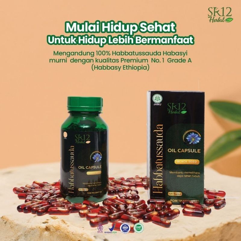 Habbatussauda SR12 Oil Capsule Kualitas Premium Grade A