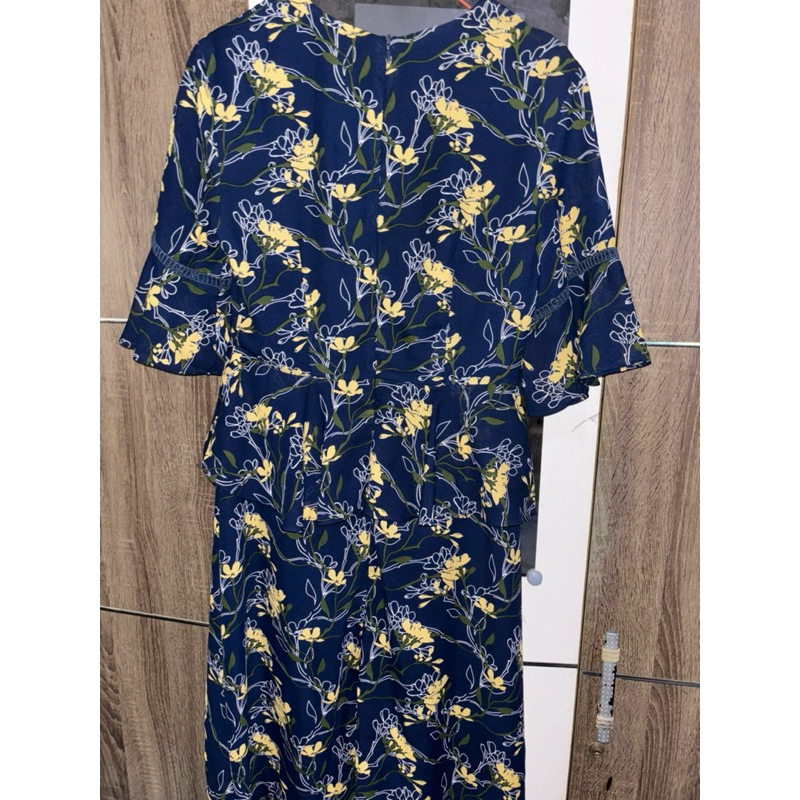 second, mini dress motif flower size s