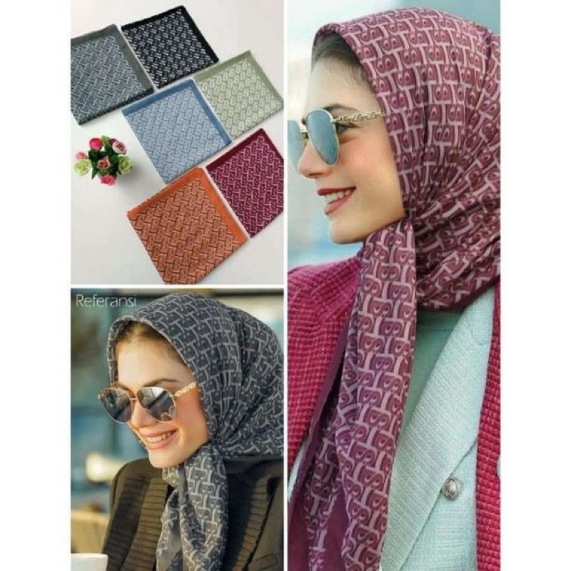 Segi Empat Buttonscarves Jilbab Buttonscarves Pin Logo B