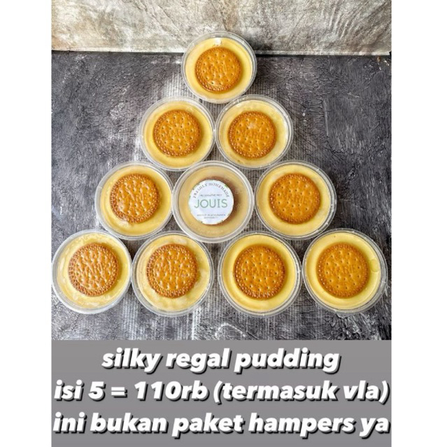 

Silky Regal Pudding Cup 5 pcs - READY SETIAP HARI